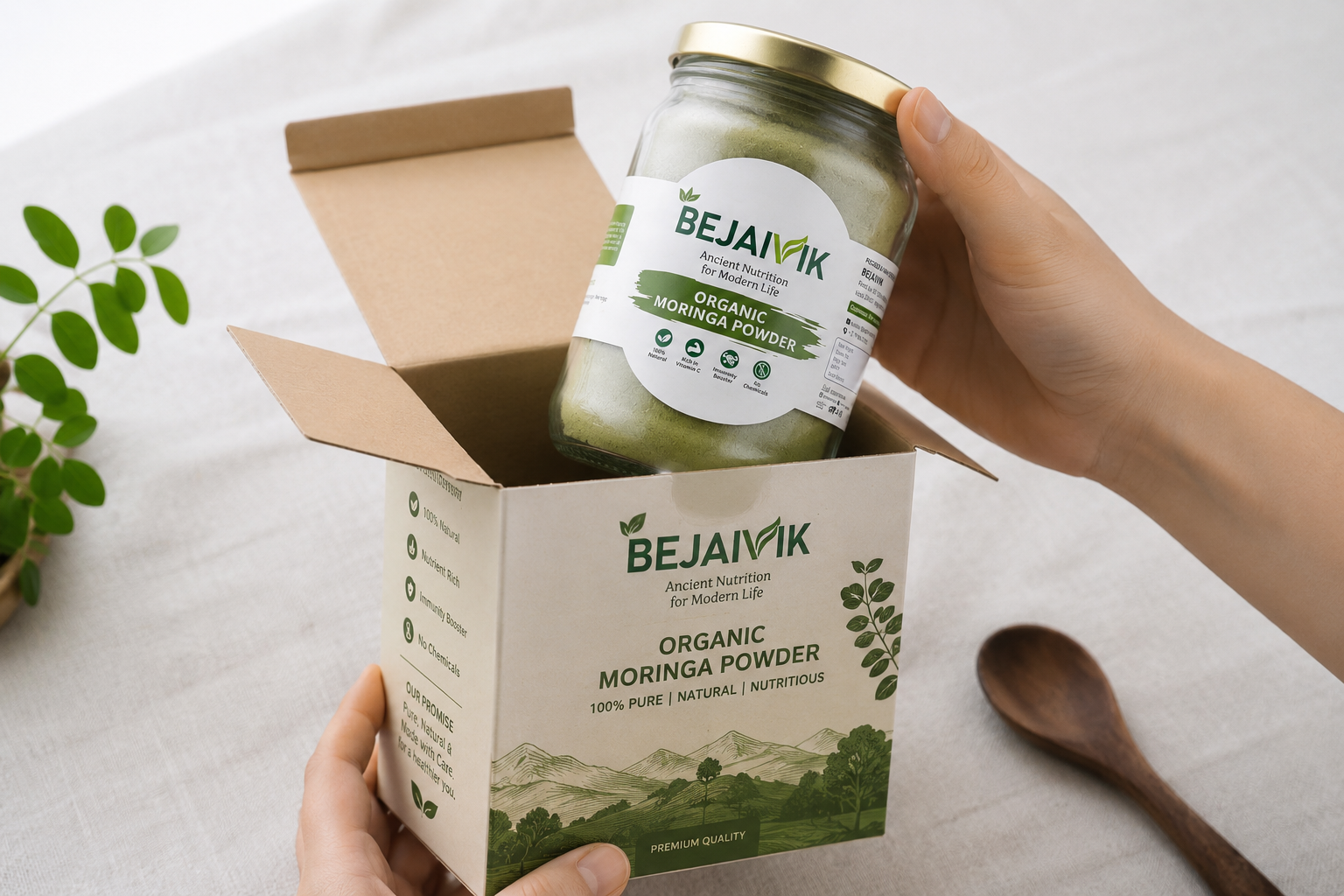 Organic Moringa Leaf Powder