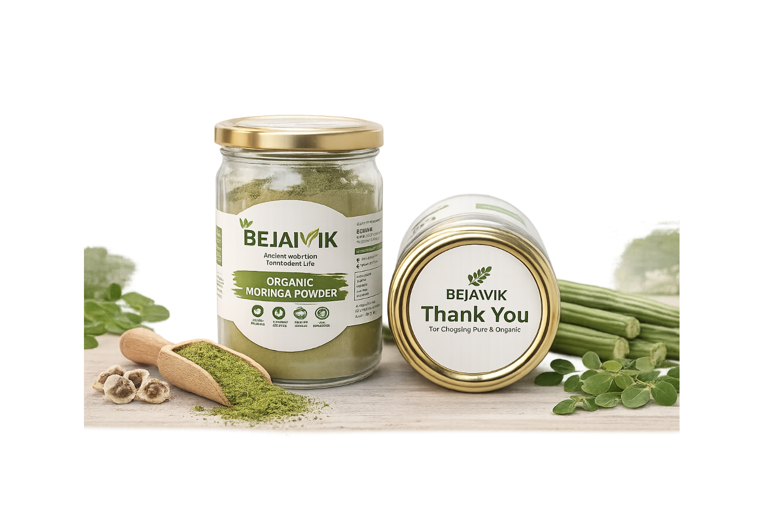 Organic Moringa Leaf Powder